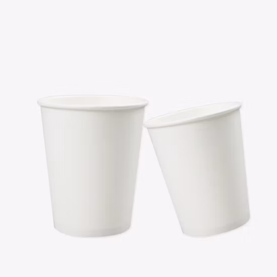 Taza de café desechable de papel de pared doble taza para beber taza de papel impresa taza PLA