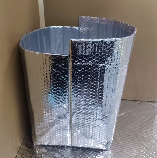 Bolsa de aislamiento térmico con burbujas de aire 3D 2D, bolsa de burbujas, bolsa de refrigeración para entrega de alimentos, para cadena de frío congelado, envío por correo, aislamiento térmico